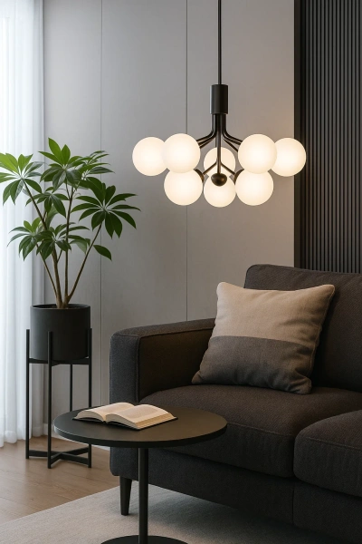 Pendant lamp Moza S9 BK