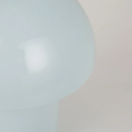 Table Lamp Mushroom LED CCT Dim Rechargeable Pale Blue