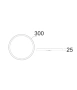 Pendant light OYSTRI1 LED 24W 3CCT IP54 WHT
