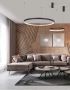 Pendant lamp Helisema P60 3CCT BL