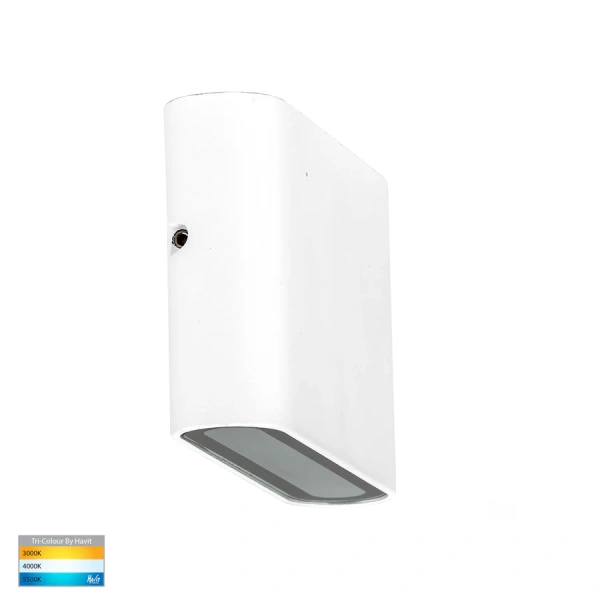 Wall light Lisse Fixed Down 3CCT LED 4W IP54 11.5cm WHT