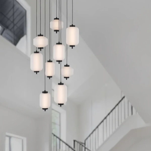 Pendant lamp Torso 9 D48 LED 50W 3K BK