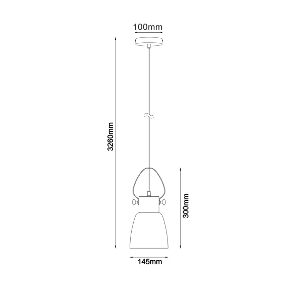 Pendant lamp FUMOSO Ellipse shape