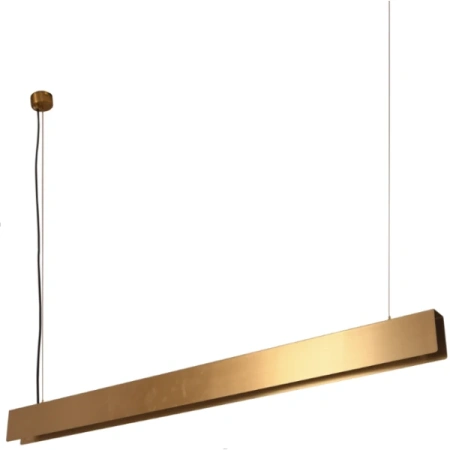 Pendant lamp Rectilinear LED 13W L110 BRS