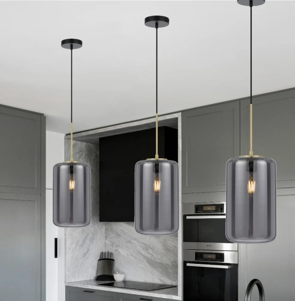 Pendant lamp KOROVA Med E27 BRSM