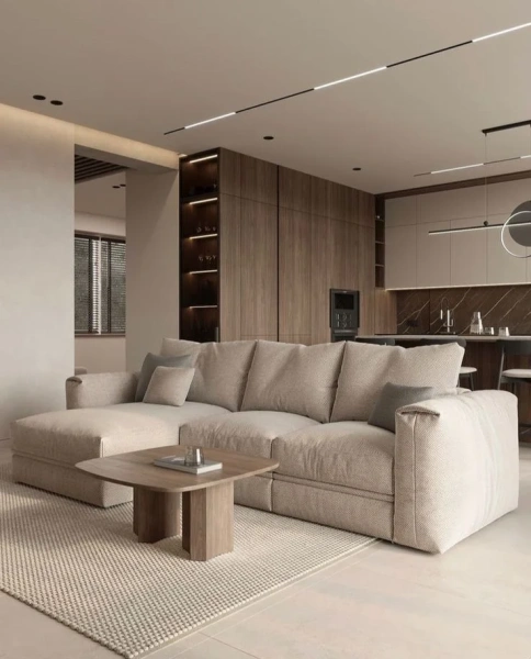 Recessed track set for Living Edge 4M 3lt LED 45W BLK