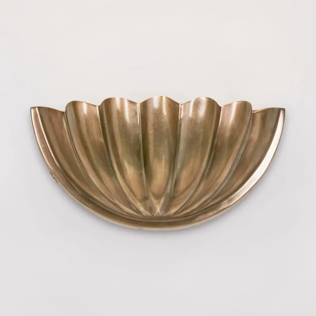 Wall light Half Moon Shell BRS