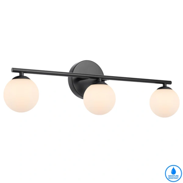 Wall light MORAN G9 L60 IP44 BK