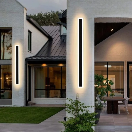 Wall light Equator 150 LED 40W 3K IP65 BLK