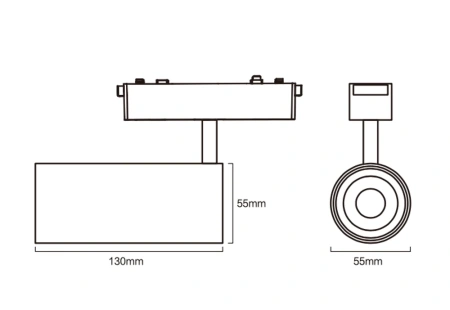 Track Spotlight Z3018-18.36.CCT.BK 48V 18W WIFI