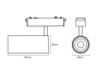 Track Spotlight Z3018-18.36.CCT.BK 48V 18W WIFI