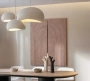 Pendant lamp Emi P45 E27 WHT