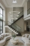 Pendant lamp Comb 3 LED 33W CCT Dim D60 CHR remote