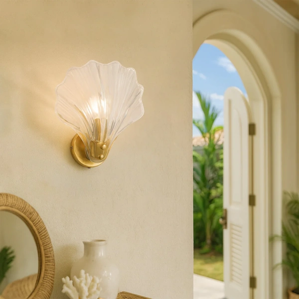 Wall lamp Aurora Clear Glass E14 BR