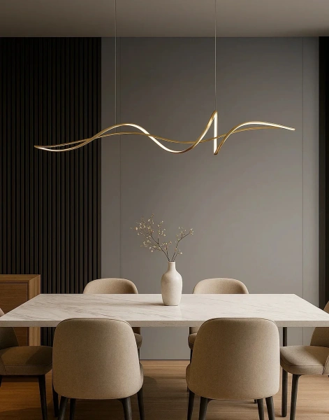 Pendant lamp Famous linear 2 P3 LED 30W 3CCT L1600 GL