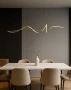 Pendant lamp Famous linear 2 P1 LED 20W 3CCT L1200 GL