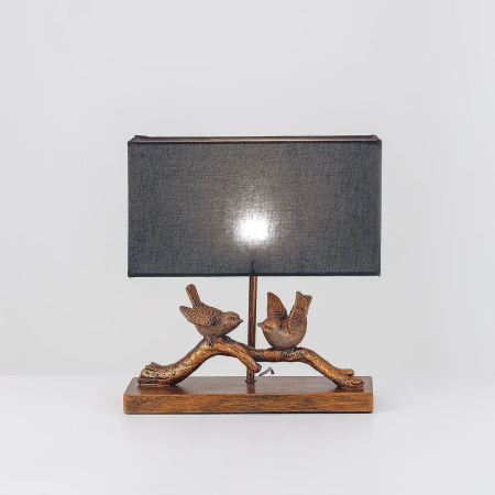Table lamp Birds on Branch LED Gold