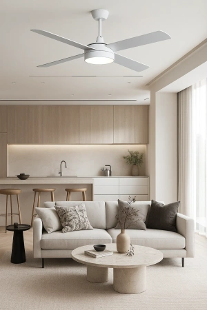 Ceiling fan Adina DC LED Wi-Fi WH52