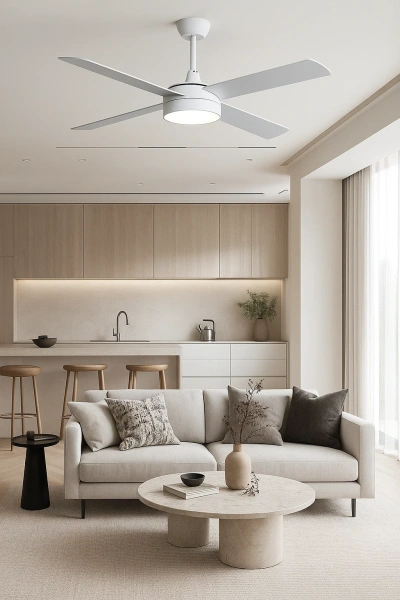 Ceiling fan Adina DC LED Wi-Fi WH52