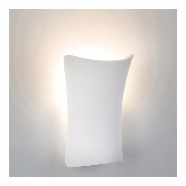 Wall light Aurora plaster 3K E14 LED WHT