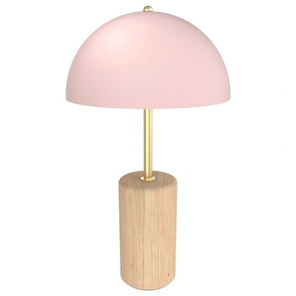 Table lamp Blaire E27 Pink Wood Table lamp Blaire E27 Pink Wood