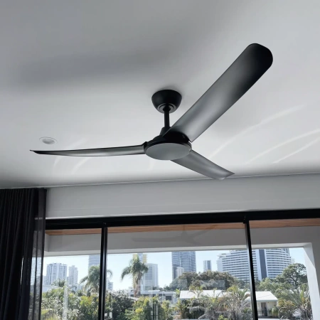Ceiling Fan Flatjet 3-4-5 blades BLK 56