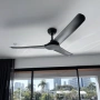 Ceiling Fan Flatjet 3-4-5 blades BLK 56
