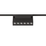 Suspended track set Edge 3M 4lt LED 24W BLK