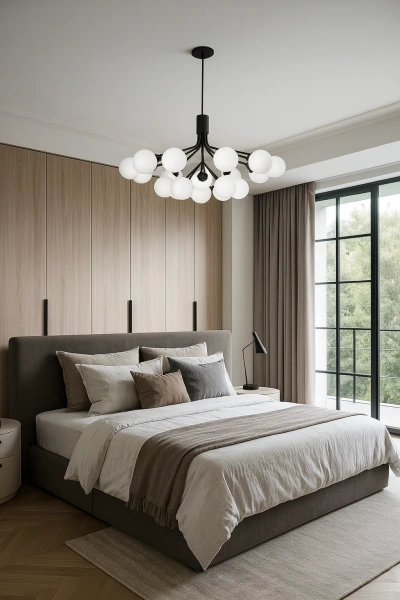 Pendant lamp Moza S18 BK