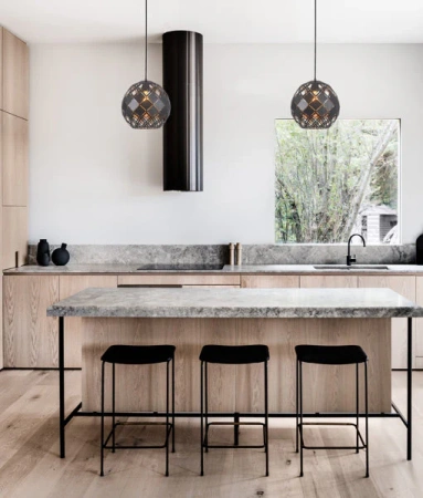 Pendant lamp TUILE4 Matte Black
