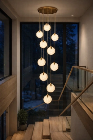 Pendant lamp Villastar 10 Alabaster Spanish Marble LED CCT Dim BRS