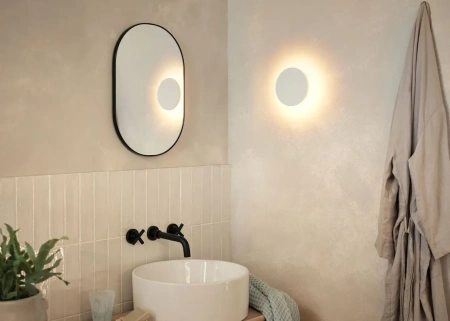 Wall light Bond II 9W LED 3CCT D18 IP54 WHT