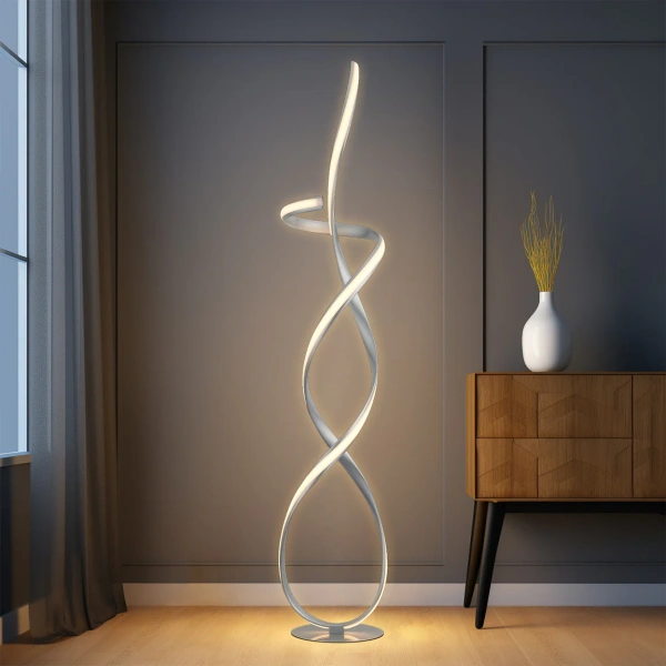 Floor Lamp Ainhoa LED Chrome