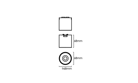 Track Cylinder floodlight Z5021-6.36.CCT.BK 24V 6W WIFI