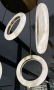Pendant lamp Carinena P5 Alabaster Spanish Marble LED 40W CCT Dim BRS