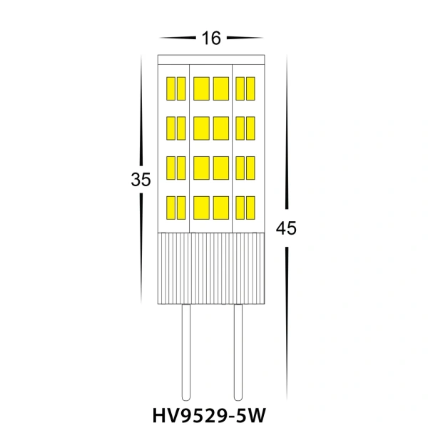 Globe HV9529-5W G4 12V 3000K