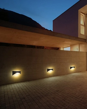 Wall light Wells 12W LED CCT BLK