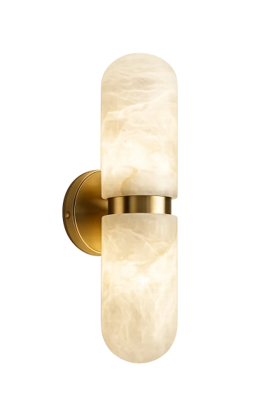 Wall light Alloza W1 Alabaster Spanish Marble G9 BRS