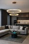 Pendant lamp Coronet 2 Alabaster Spanish Marble LED 78W BRS