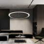 Pendant lamp Curvor LED 72W D120 3K BLK