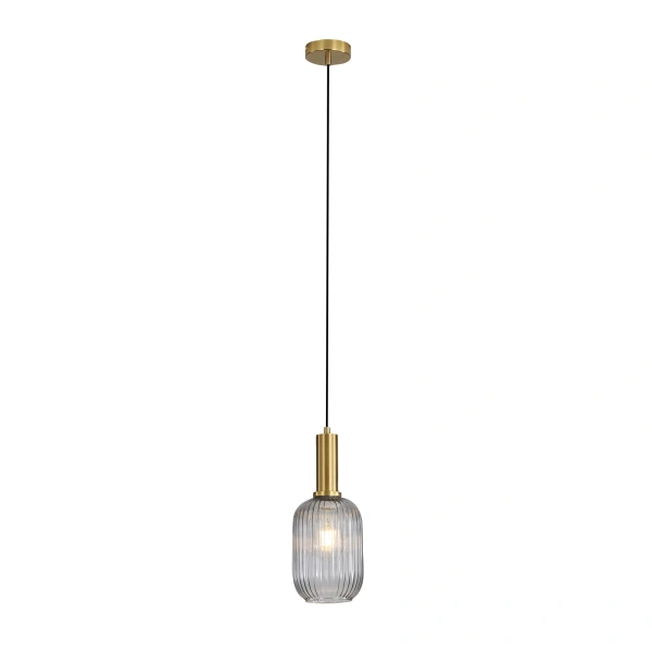 Single pendant LUXE.130 SMOKE E27