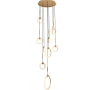 Pendant lamp Bastiano 10 LED D60 BRZ