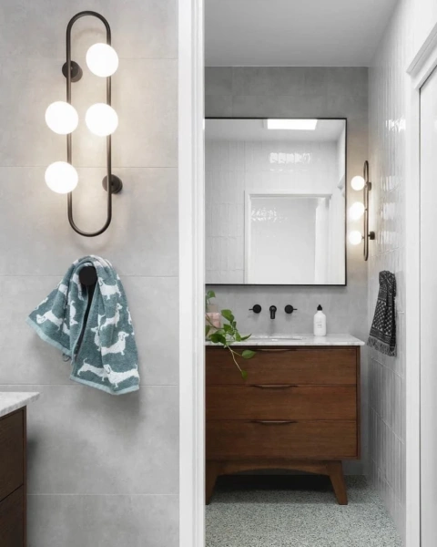 Wall light Bach Large G9 H78 BLK