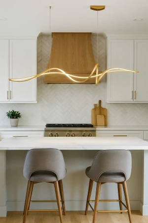 Pendant lamp Famous linear 2 P2 LED 20W 3K L1400 GL