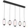 Pendant lamp Torso 5 Bar L98 LED 28W 3K BK