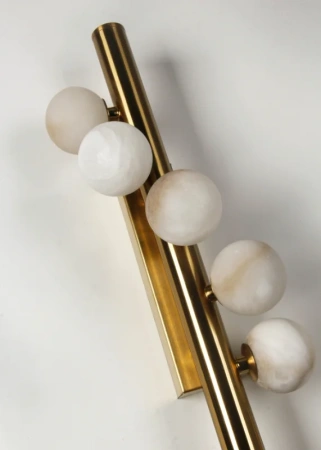 Wall light Molina W1 Alabaster Spanish Marble G9 BRS