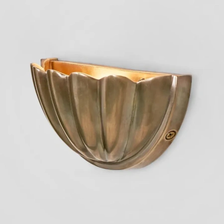 Wall light Half Moon Shell BRS