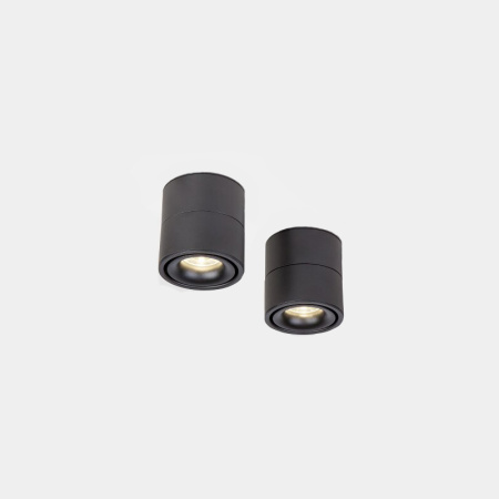 Surface downlight Savy S BLK Tube adjustable Cylinder LED 3CCT 10W