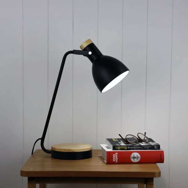 Desk lamp BENNY BLACK & BLONDE