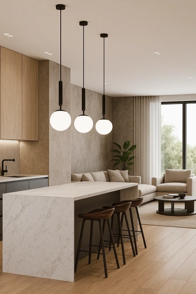 Pendant lamp Loff P1 BK